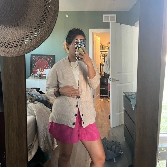 Frame long luxe wool/cashmere cardigan - Picture 4 of 15